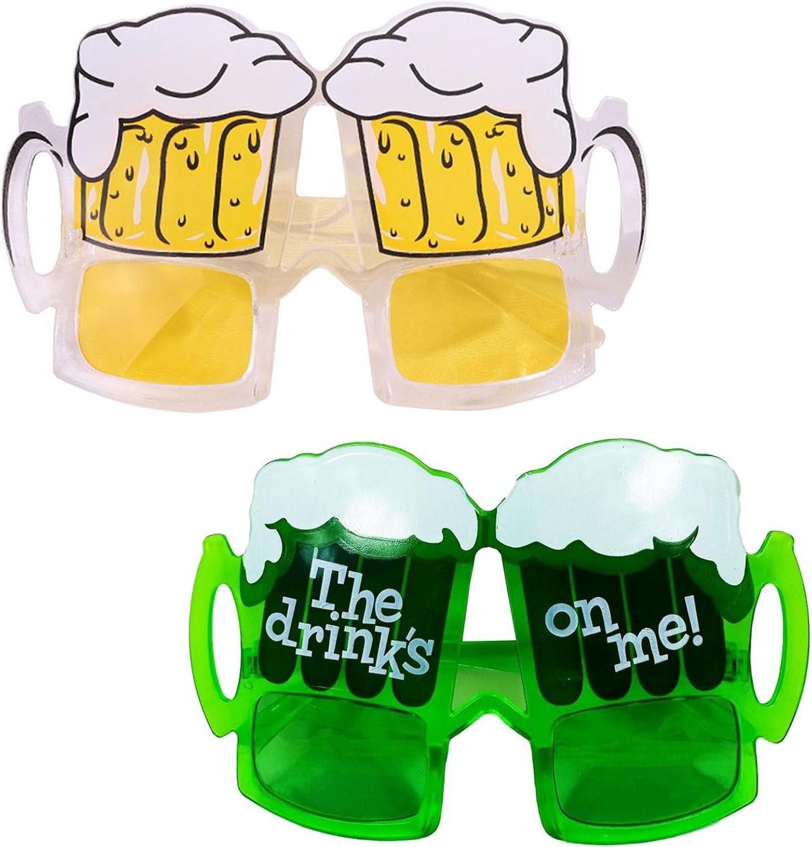 Bierglazen 2 Pairs - Oktoberfest - Tropische sfeer - Perfect voor feestjes - ShopVlot