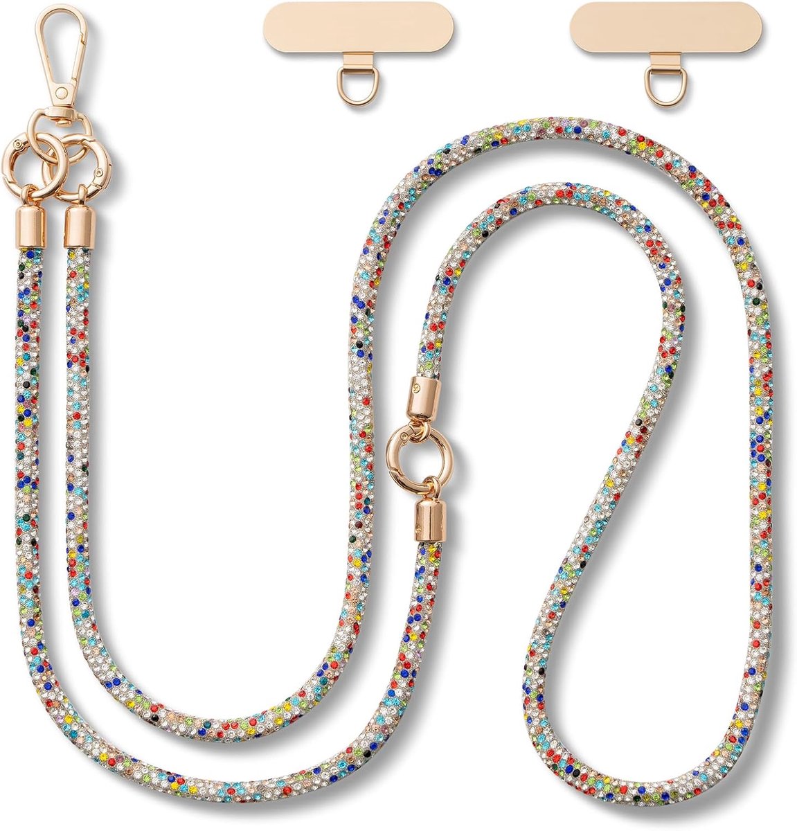 Mobiel Lanyard Sleutelhanger - Katoen - Crossbody Ontwerp - Handig voor dagelijks gebruik - ShopVlot
