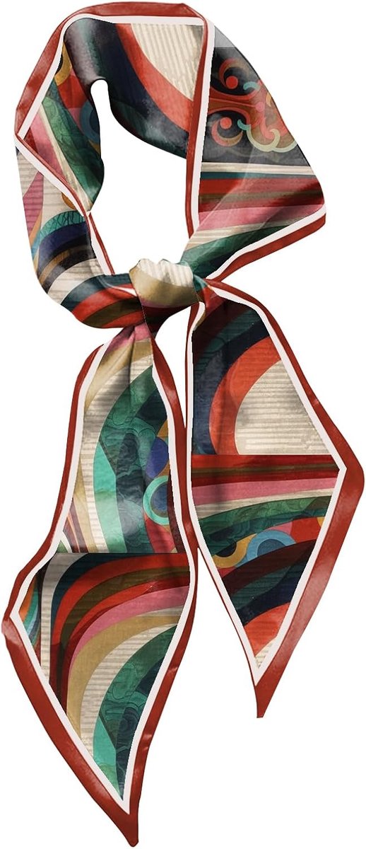 Haar Hoofd Sjaal Zijde Gevoel Lange Satijnen Hals Satijn Sjaals voor Handtas Leuke Esthetische Decoratie Vrouwen - ShopVlot