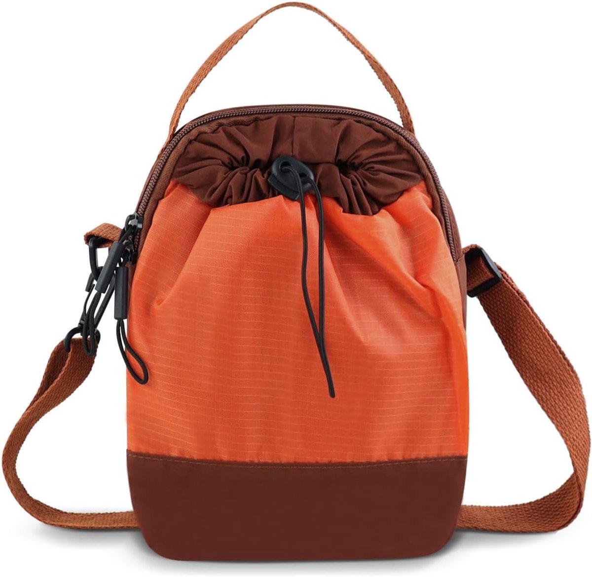 Kleine schoudertas voor dames en heren, nylon, kleine handtas, crossbody tas met verstelbare riem, grote capaciteit - ShopVlot