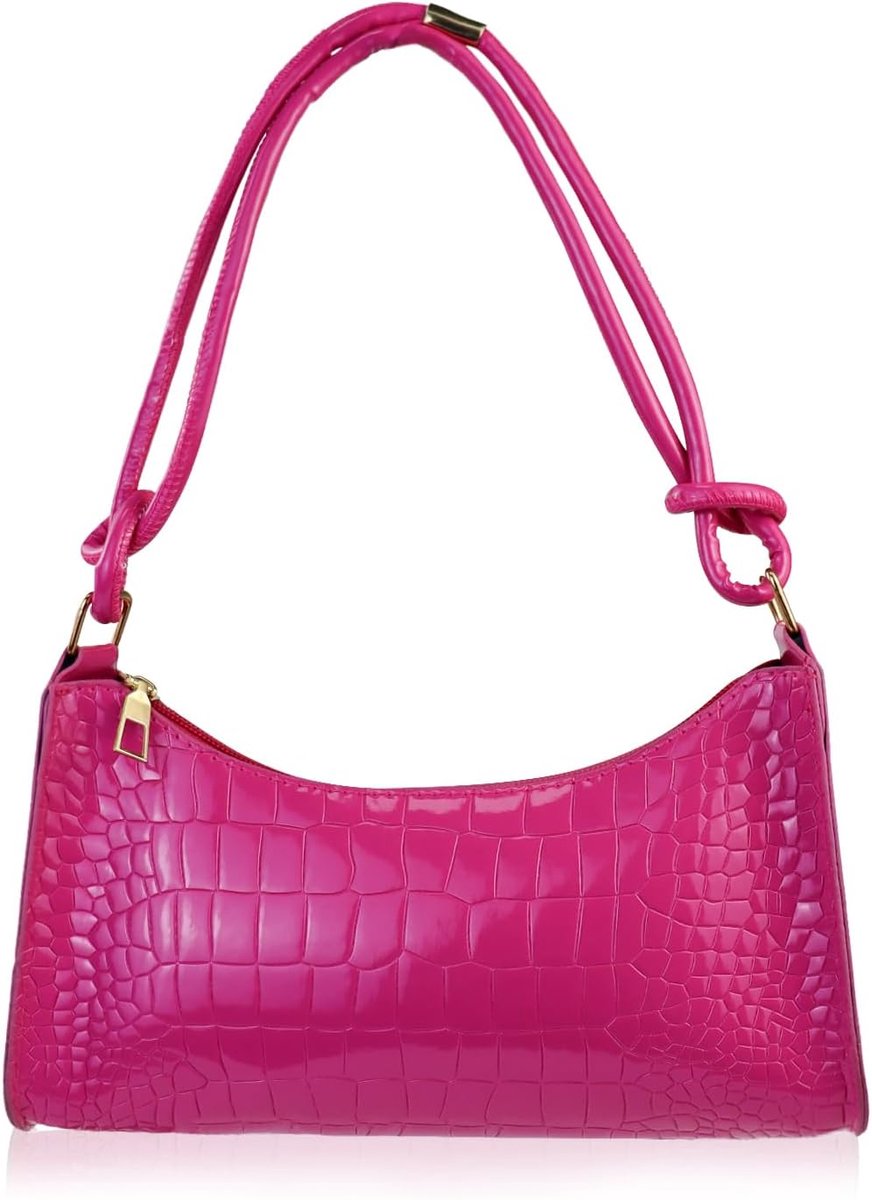 Women's Shoulder Bag, PU Leather, Small Handbag for Women, Elegant Shoulder Bags with Zip for Christmas, Thanksgiving - ShopVlot