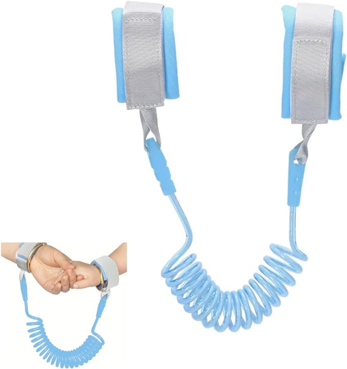 Veiligheidsarmband voor kinderen, tegen verlies, riem voor kinderen, lengte 1,5 meter, met polssensor, verstelbaar - ShopVlot