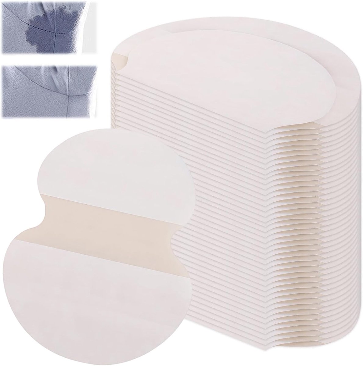 110 stuks okselpads, zweetpads, hoog absorptievermogen, anti-vet en anti-zweet, voor heren en dames, duurzame - ShopVlot