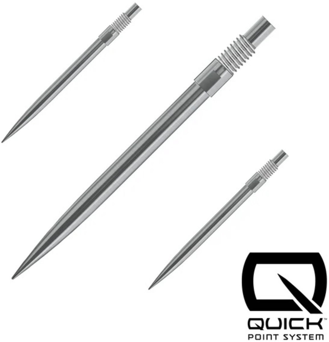 Harrows Quick Points Silver 30 mm