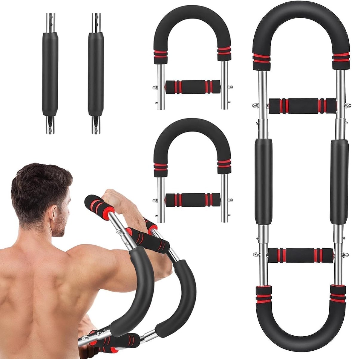 Verstelbare Arm Trainer voor Twists - Ideaal voor Krachttraining, Spieropbouw en Fitness van 20-60 kg