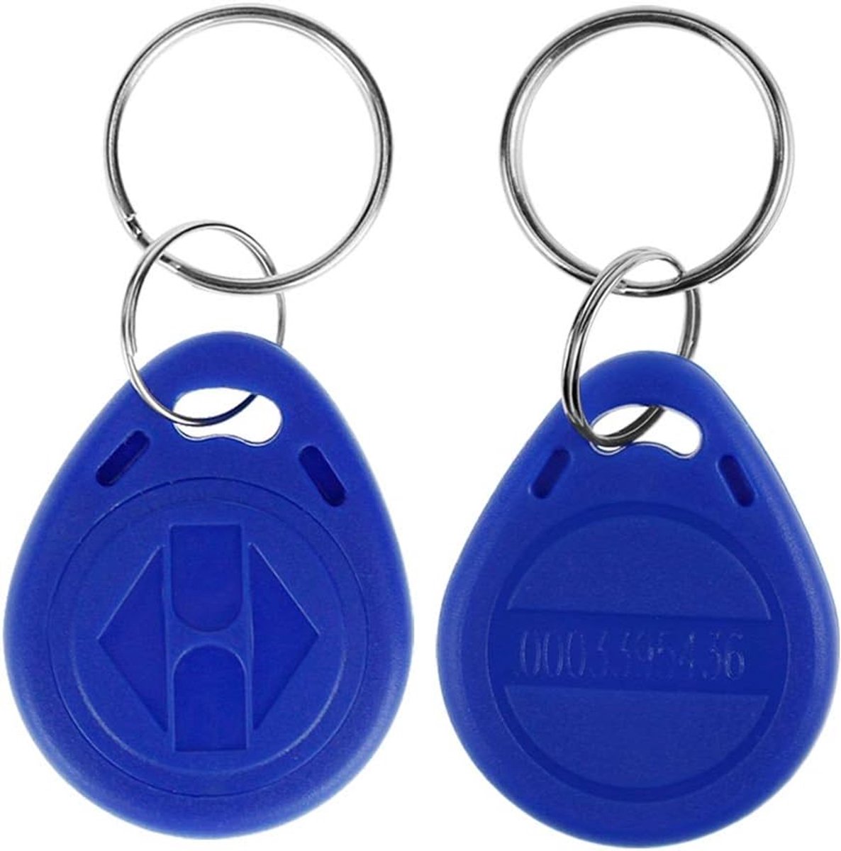 RFID toegangssleutel tag - 125KHz - blauw - 100 stuks voor snelle toegang - ShopVlot