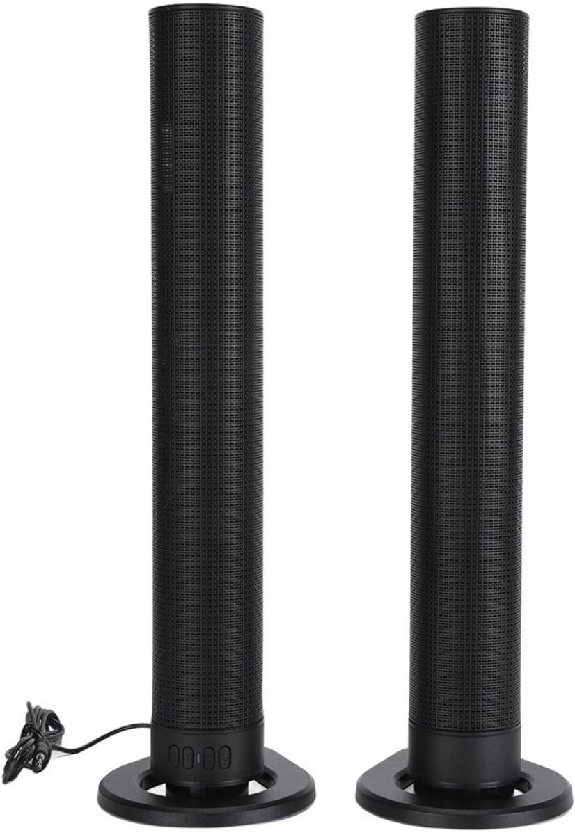 Afneembare Soundbars voor TV, 40W Subwoofer 3D Stereo Surround Sound Thuisbioscoop Bluetooth Speaker TV Speaker, Afneembare Speaker Soundbar voor Thuis
