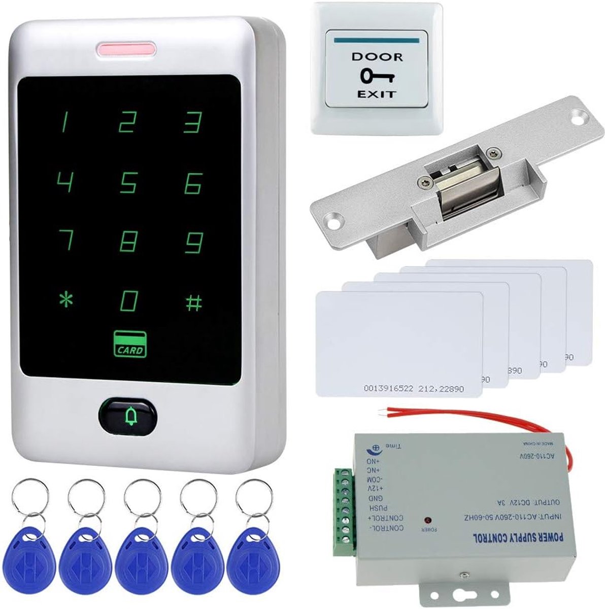 RFID Toegangscontrole Toetsenbord - Waterdicht - 8000 Gebruikers - Eenvoudige Programmatie - ShopVlot