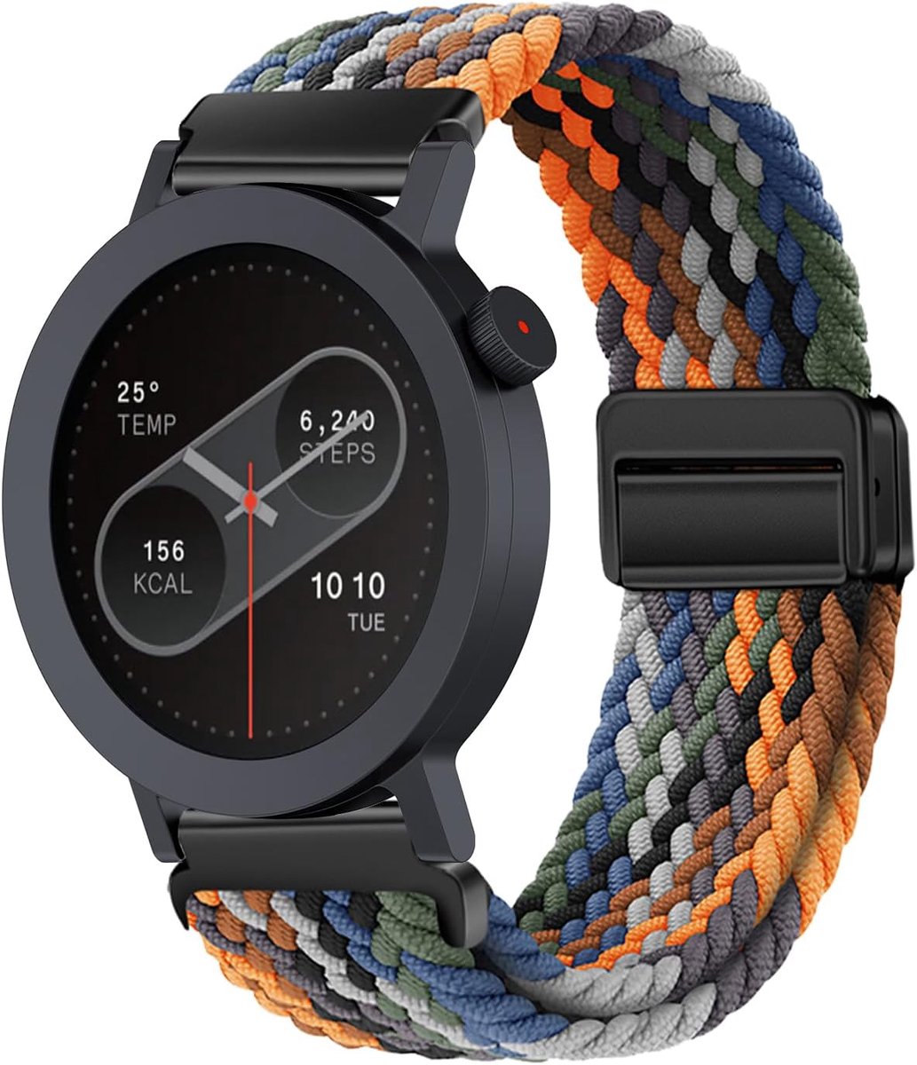 Horloge band camouflage - nylon vervangingsband - magnetische sluiting - geschikt voor Nothing Watch Pro 2 - ShopVlot