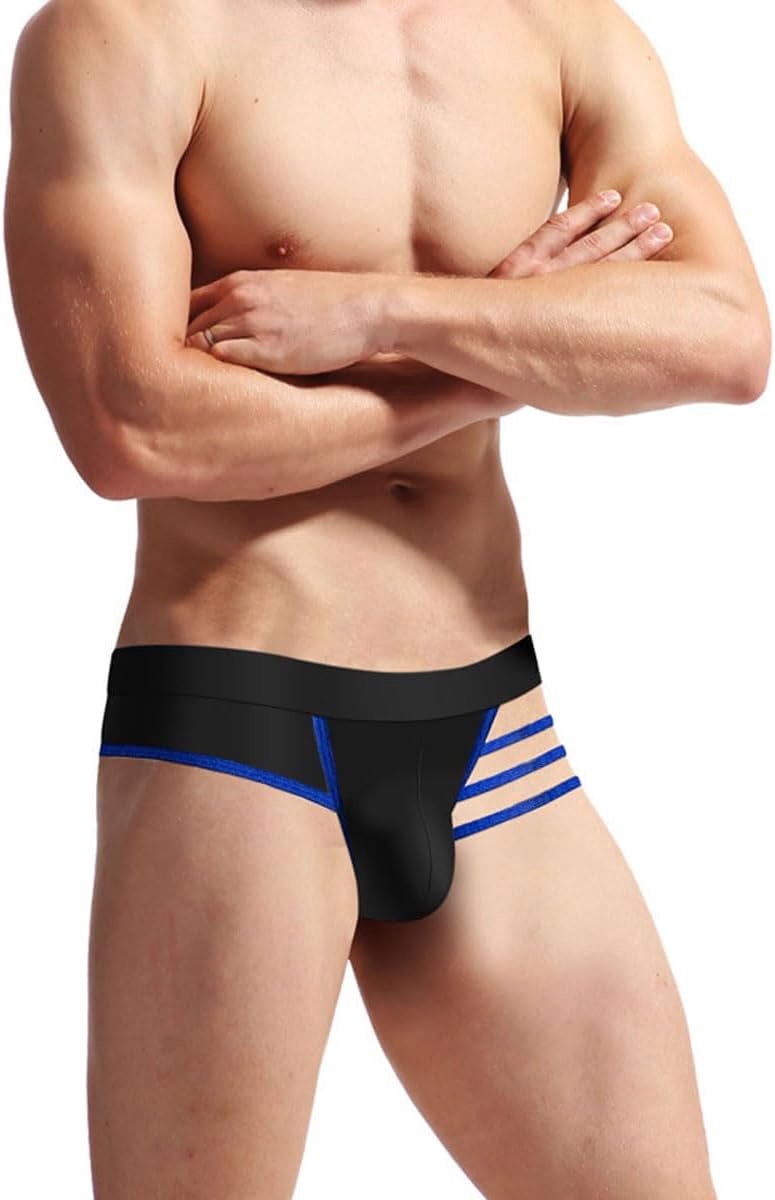 String briefs jockstrap mannen - one size - blauwe kleur - sexy en comfortabel - ShopVlot