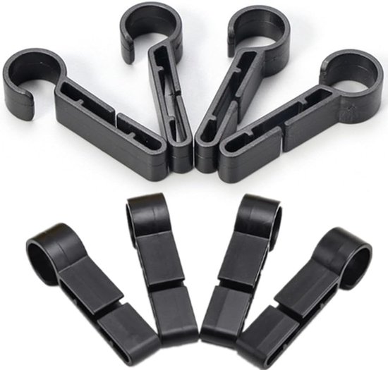 Helmet Hooks, Headlight Clips, 30 Pieces Non-Slip Helmet Clips, Headlight Hooks, Hardhad Hooks, for All Types of - ShopVlot — afbeelding 5