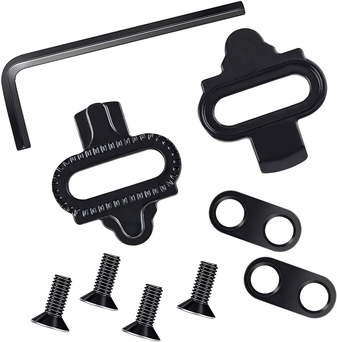 2 x SPD Cleats Click Pedals for Powerful Professional Mountain Bikes and Cycling Shoes Durable Non-Slip High - ShopVlot