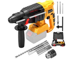 Cordless Hammer Drill 800 W 6J Breaking Hammer Compatible with Makita 18 V Battery, Variable Speed 0-1000 rpm - ShopVlot