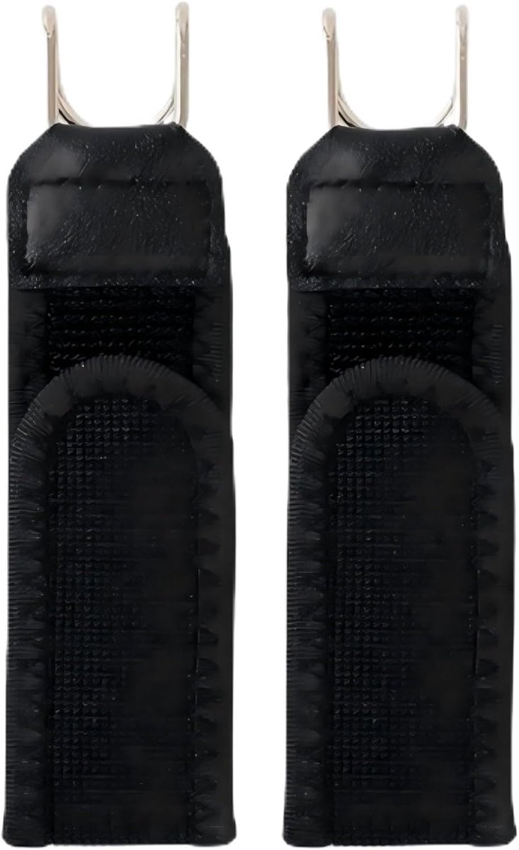 2 stuks riemen voor heren en dames, elastisch, zonder gesp, onzichtbare riem met metalen haken, tactische riem voor - ShopVlot