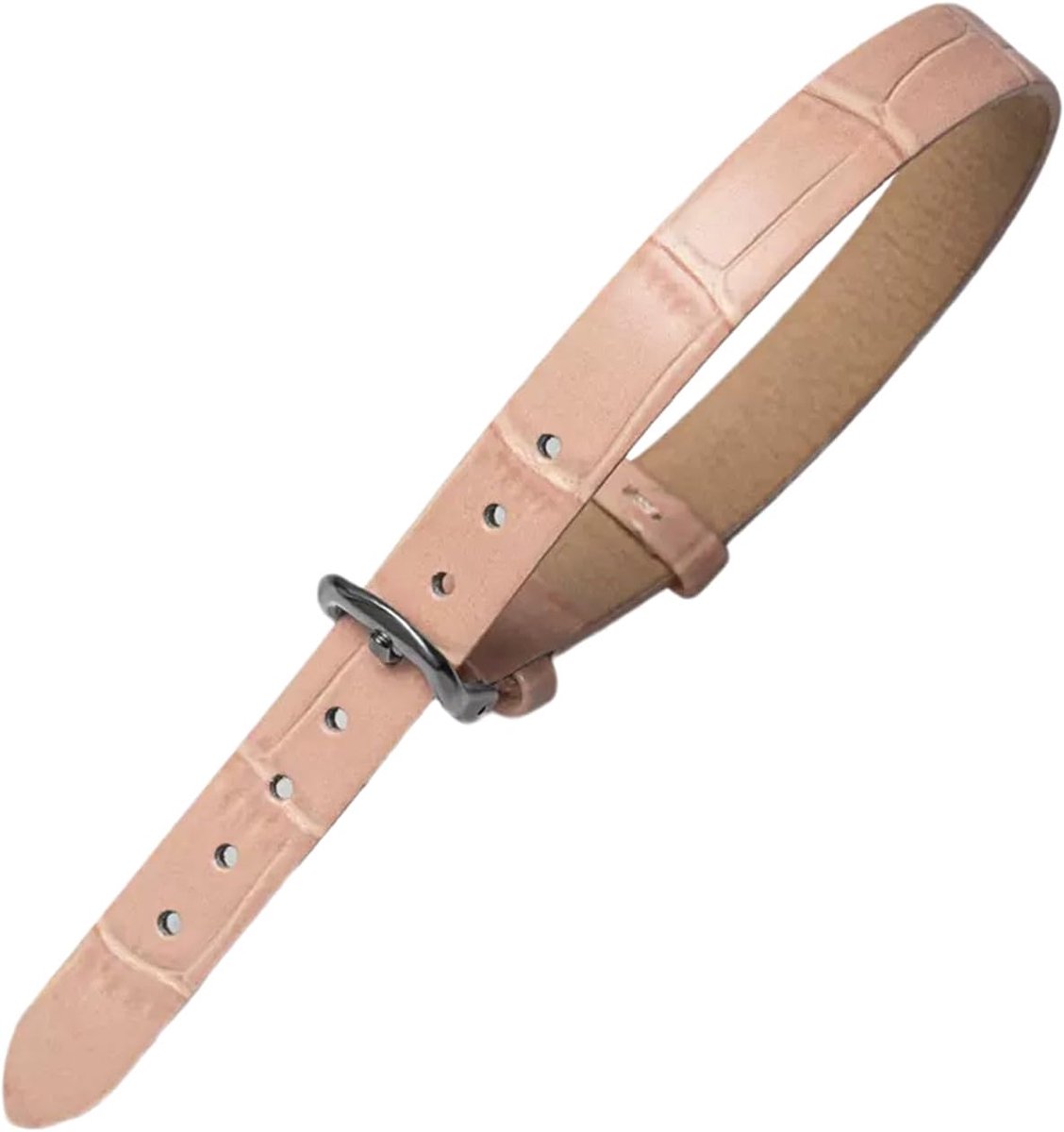 10 mm Cowhide Leather Watch Strap for Women, Extended Version with Colourful and Skin-friendly Bamboo Pattern, Length - ShopVlot