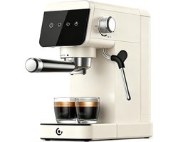 Espressomachine 20 Bar – Met Melkopschuimer – LED Touchscreen – 1,2L Waterreservoir – 1350W