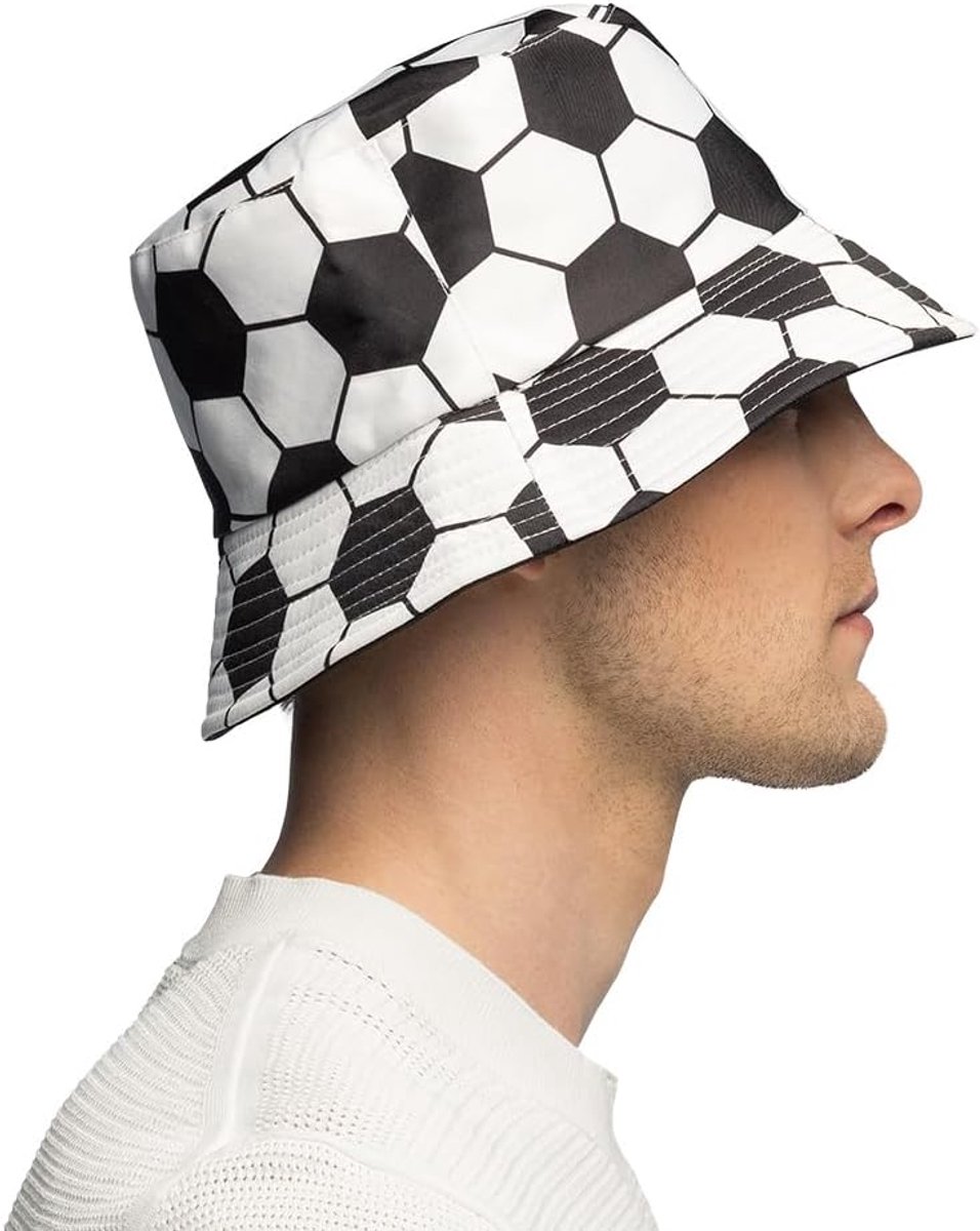 Fisherman Hat in Football Design, Fisherman Hat for Children and Adults, Football Fan Hat for WM, EM, Tunier, Theme - ShopVlot — cadeau in Mode & Accessoires - foto 5