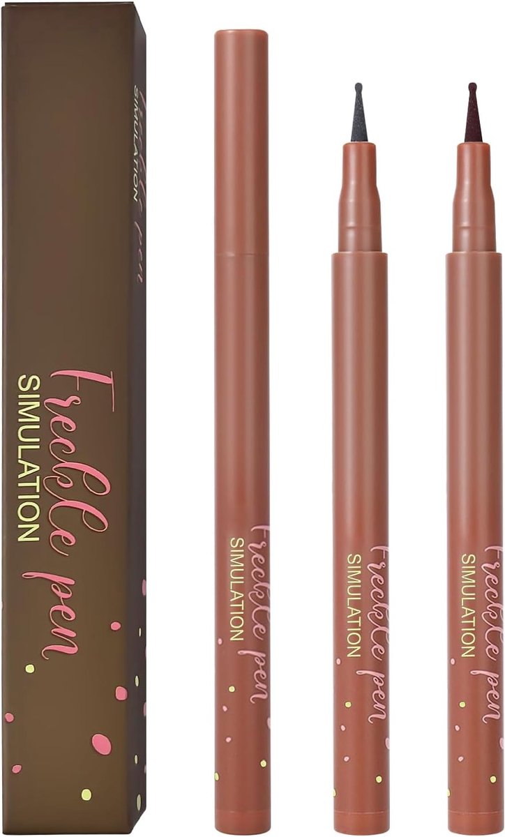 Freckle Pen - 2 Pack - Natuurlijke look - Waterproof en snel drogend - ShopVlot