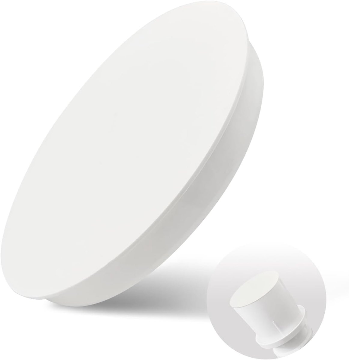 Ventilatiepijpafdekking 150-160 mm - PVC eindkap - voor pijpen met 150 mm diameter - beschermt tegen vuil - ShopVlot