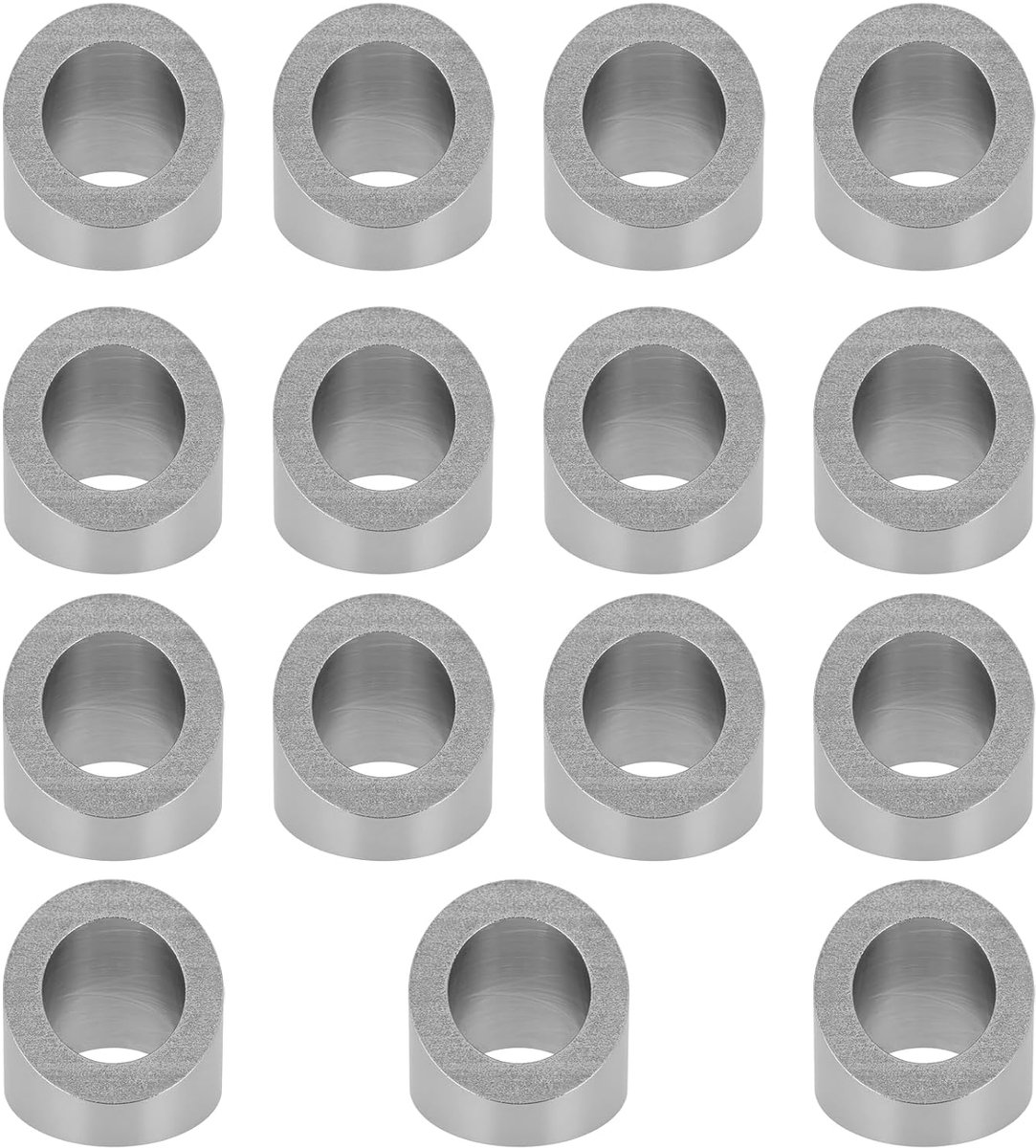 SnelShoppen - 15 Stuks 3/8 Inch Hoek Bevel Wasmachines 30 Graden RVS Voor Kabelreling 1/8 Inch tot 3/16 Inch - Perfect Voor Trappen en Terrassen
