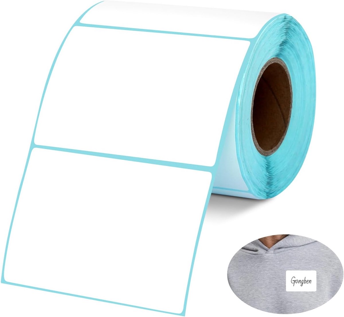 Naamstickers 92 x 56 mm - Zelfklevend - Handgeschreven labels - Ideaal voor kantoor en school - ShopVlot