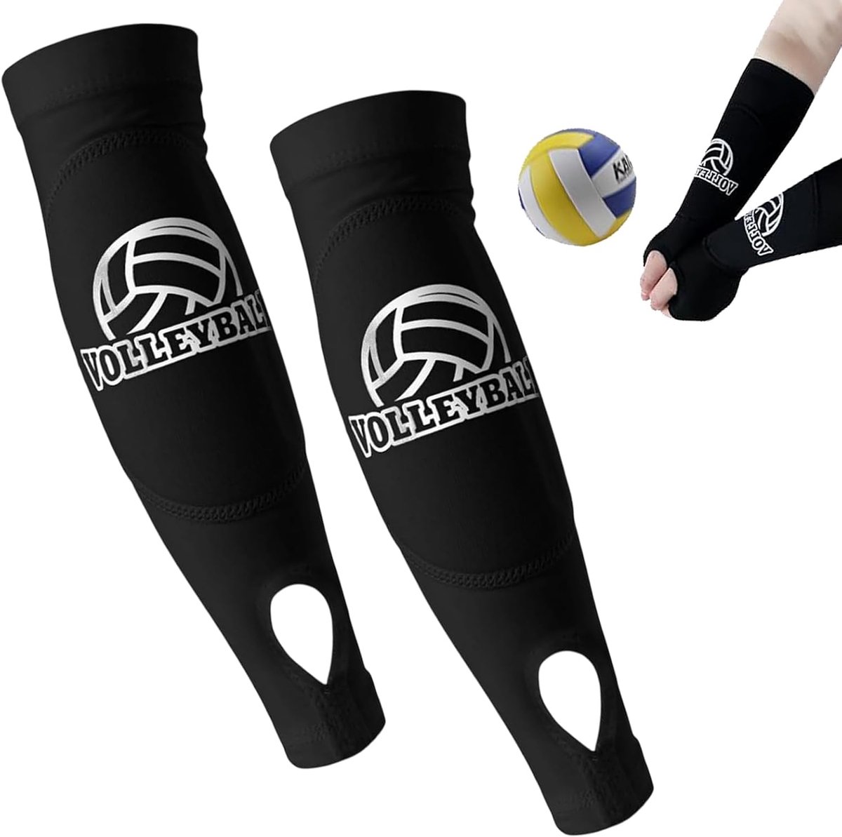 Volleybal armguard voor dames - met beschermpad - duimopening - perfecte bescherming voor de onderarm - ShopVlot