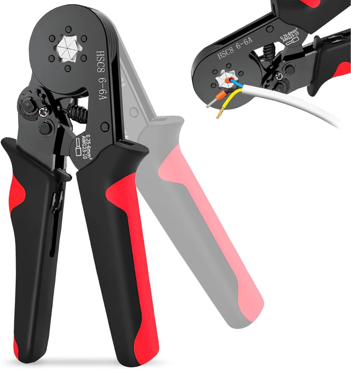 Zavio® Adereindhulstang - Krimptang set - Kabelschoentang
