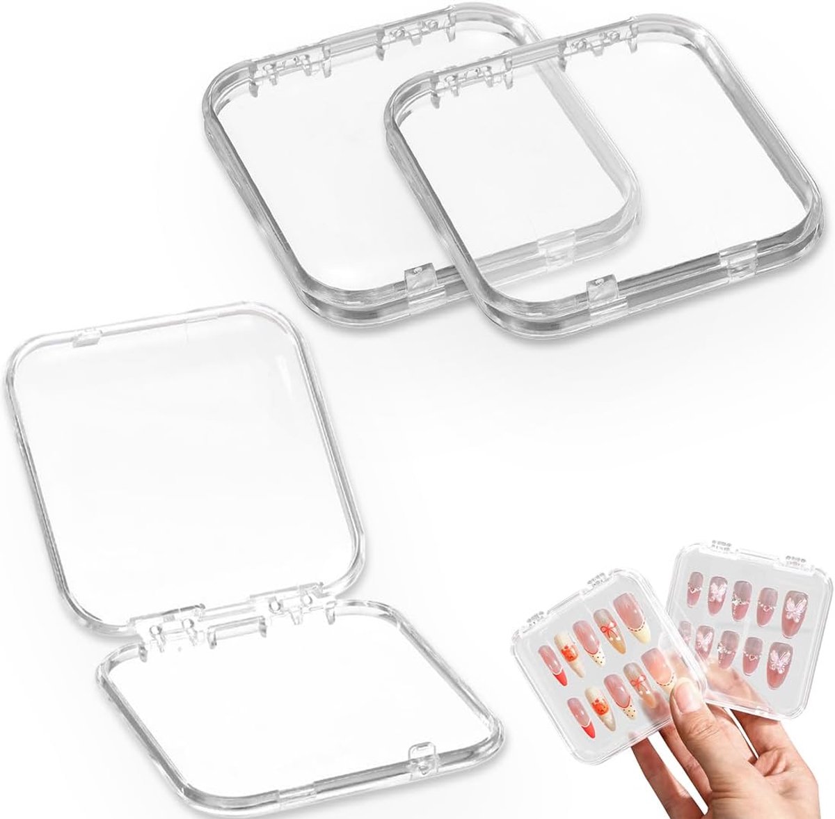 Sieradenbox voor reizen - transparant acryl - robuust en duurzaam - overzichtelijk gebruik - ShopVlot