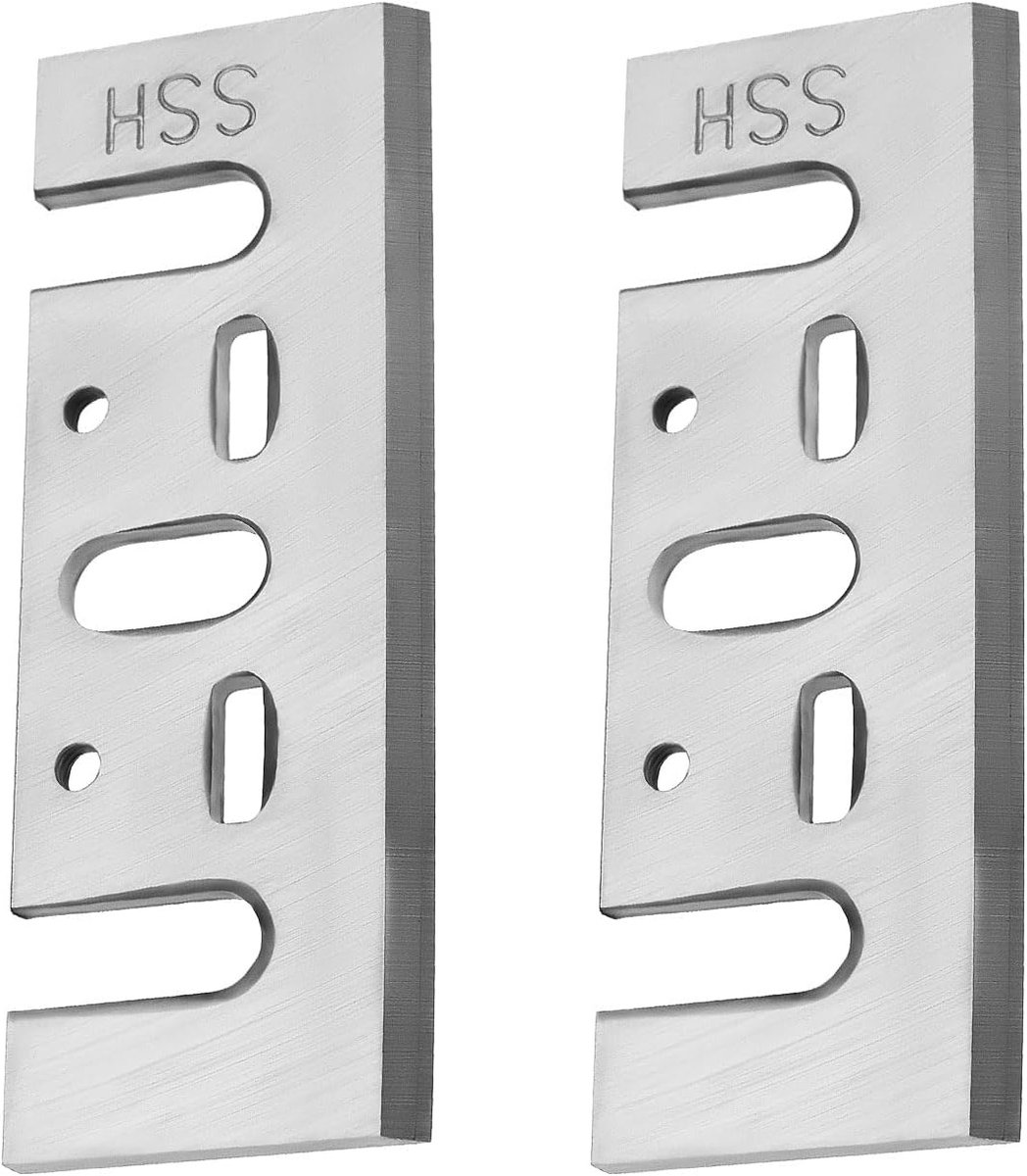 Planerbladen 82mm - HSS vervangingsset - Compatibel met diverse merken - Voor nauwkeurig houtbewerken - ShopVlot