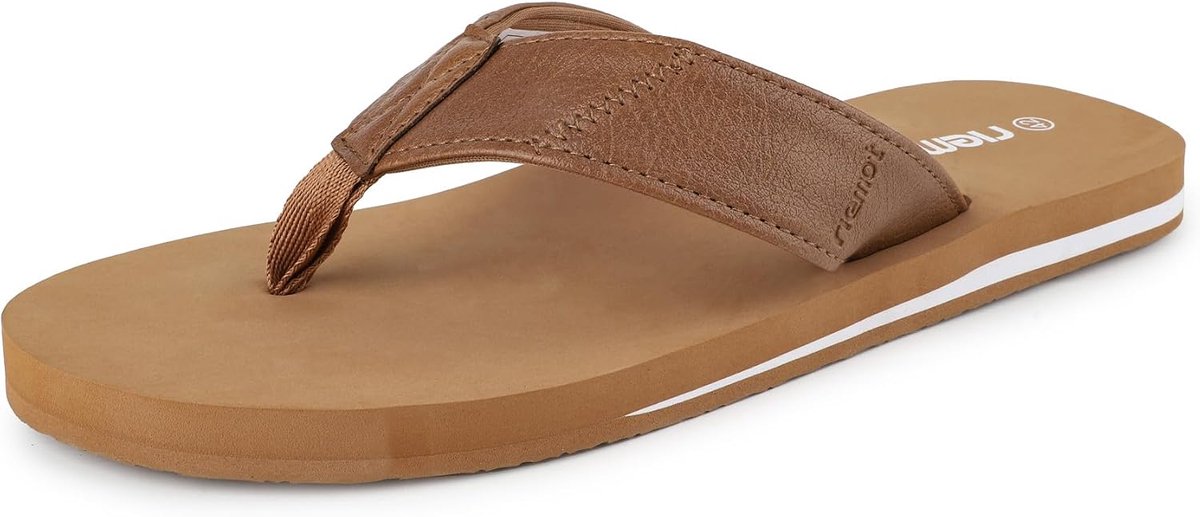 riemot Men's Toe Separator Toe Separator Summer Vacation Surfing Beach Pool Sandal Comfortable Lightweight Thong - ShopVlot
