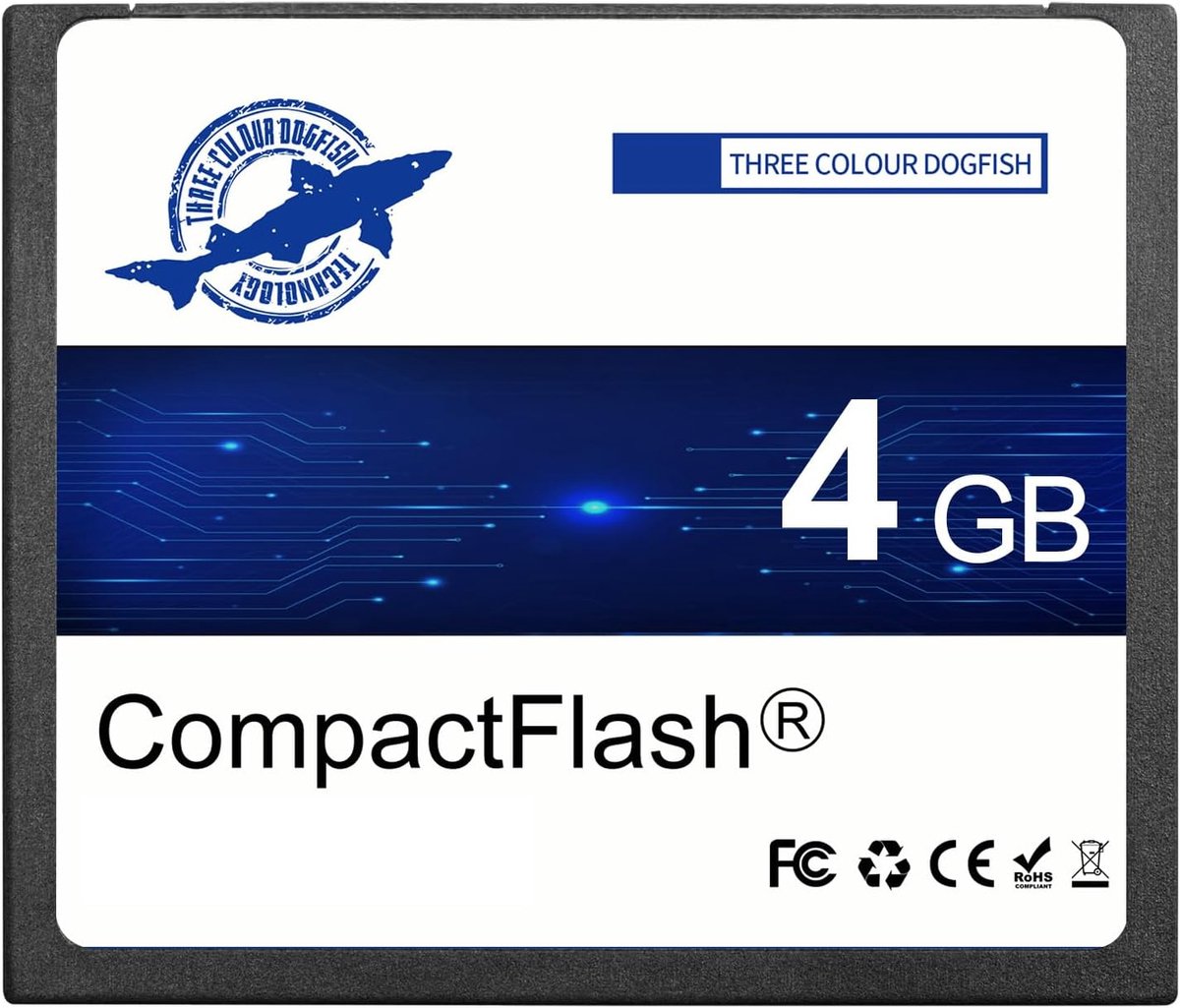 Dogfish 4GB Compact Flash Memory Card 133X CF Card for Professional Photographers and Old DSLR Cameras - ShopVlot