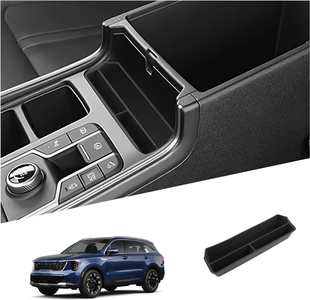 Compatibel met Kia Sorento MQ4 Facelift 2021 2022 2023 2024 2025 2026 middenconsole opbergdoos, MQ4 armleuning console - ShopVlot
