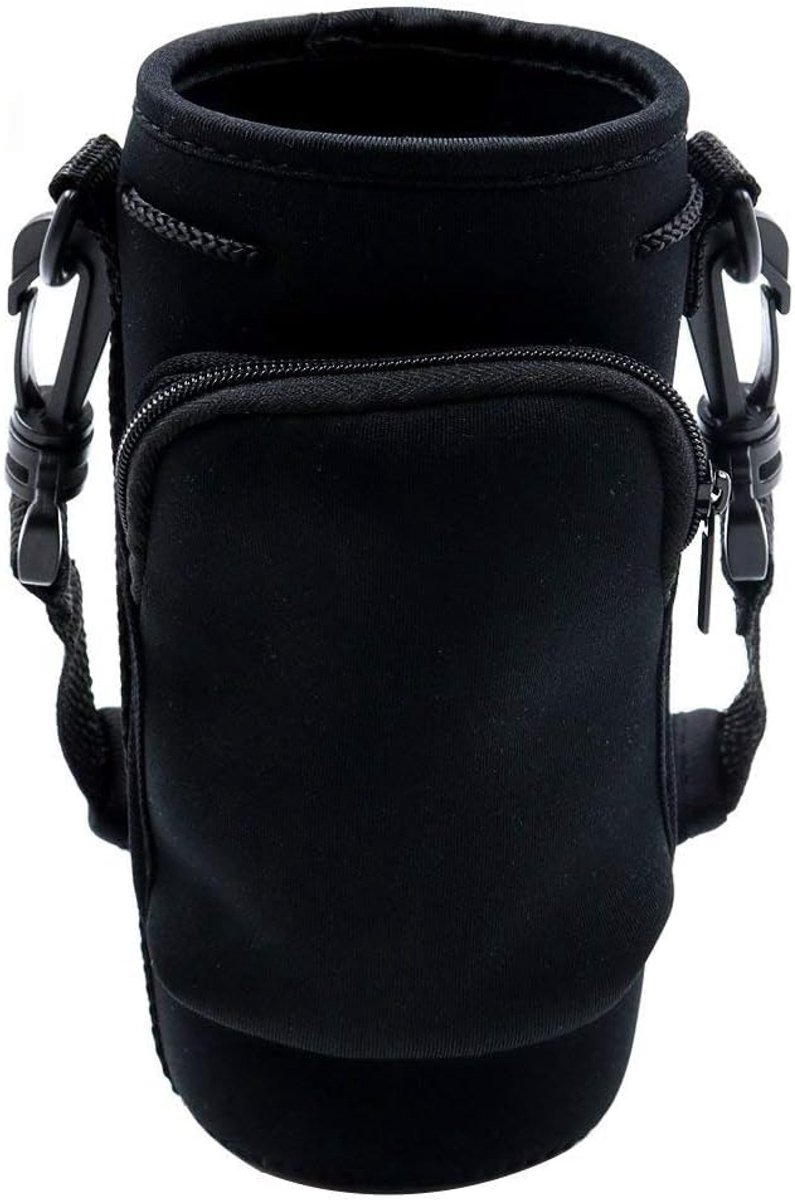 40oz Neoprene Insulated Water Drink Bottle Cooler Carrier Cover Sleeve Tote Bag with Carrying Handle and Adjustable - ShopVlot