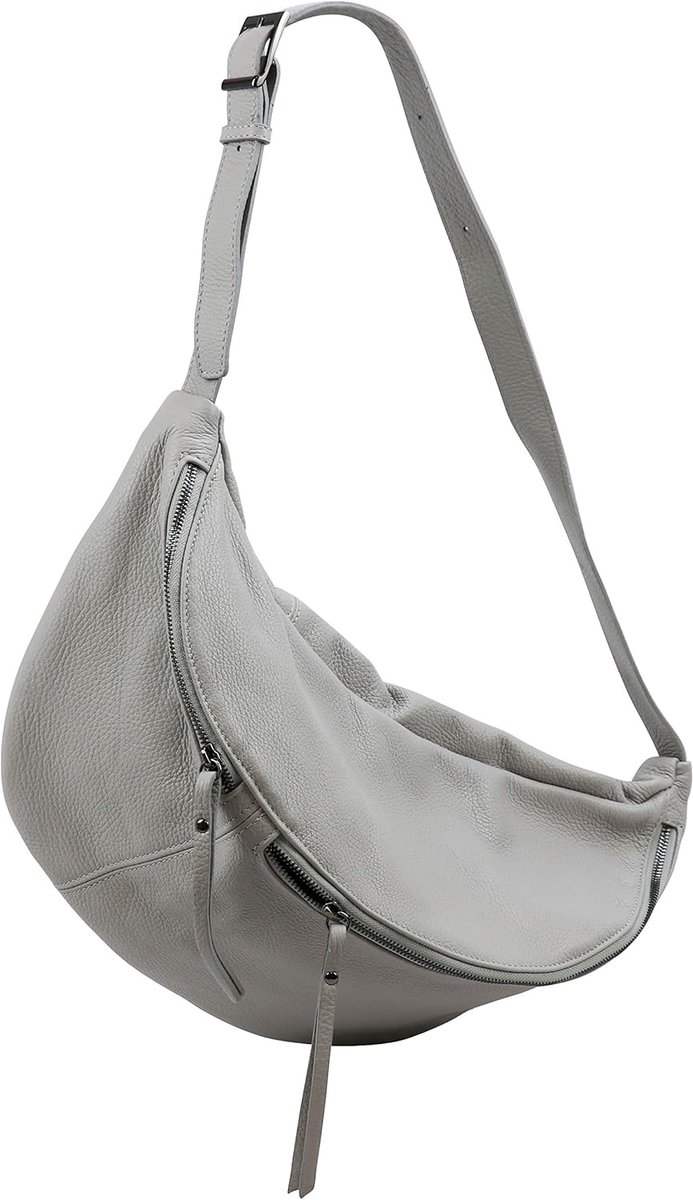SH Leder Genuine leather ladies unisex chest pocket for festival travel large waist bag crossbody bag women leather - ShopVlot