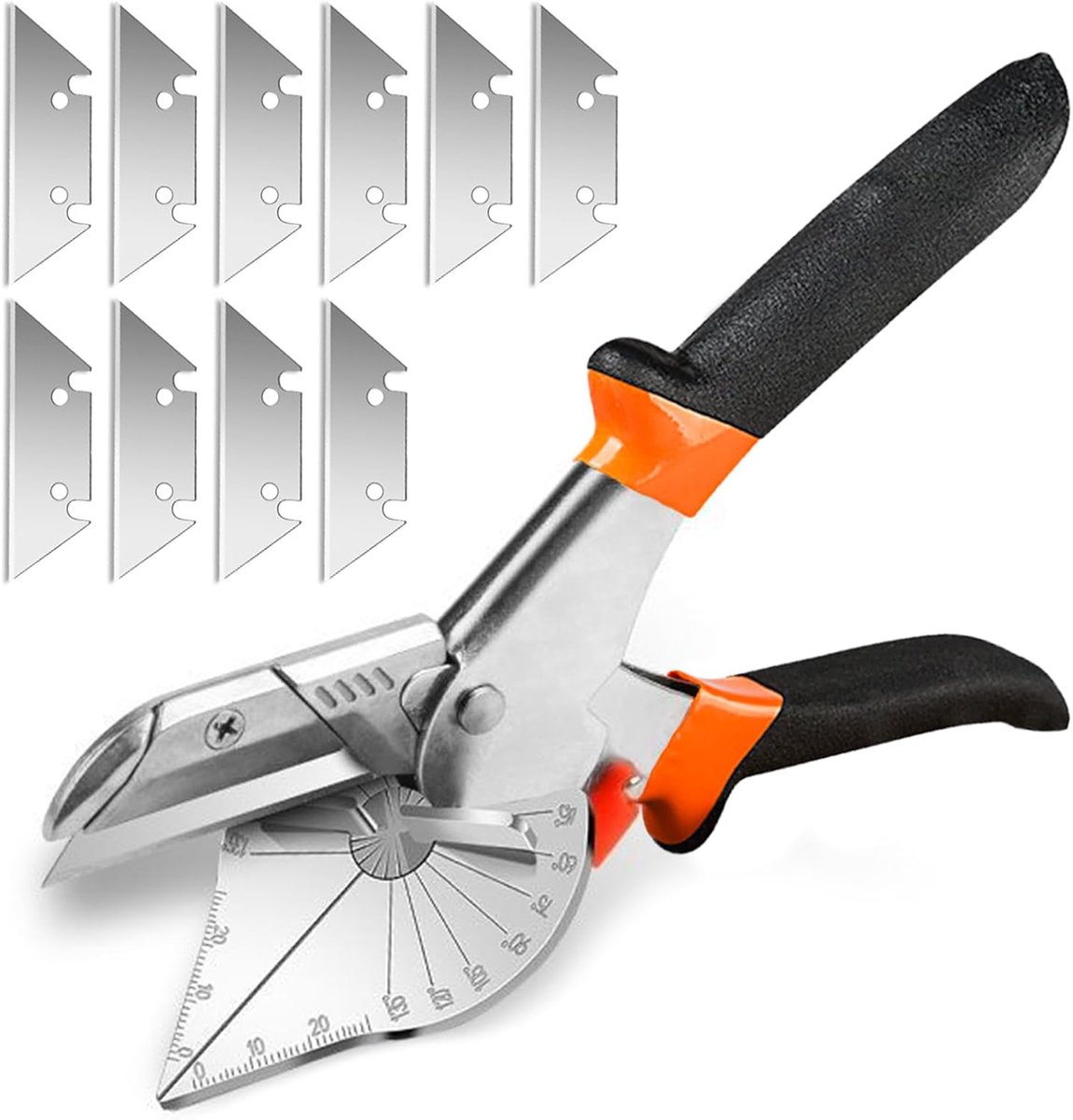 Multi Angle Miter Shear Cutter, Adjustable Scissors for Mitre Cutting and Trimming - ShopVlot