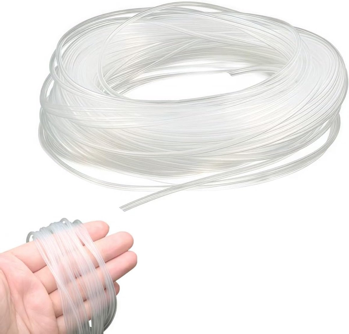 silicone hose 10M, 2.5mm ID x 4mm OD, food grade, flexible, high temperature resistant, clear silicone hose - ShopVlot