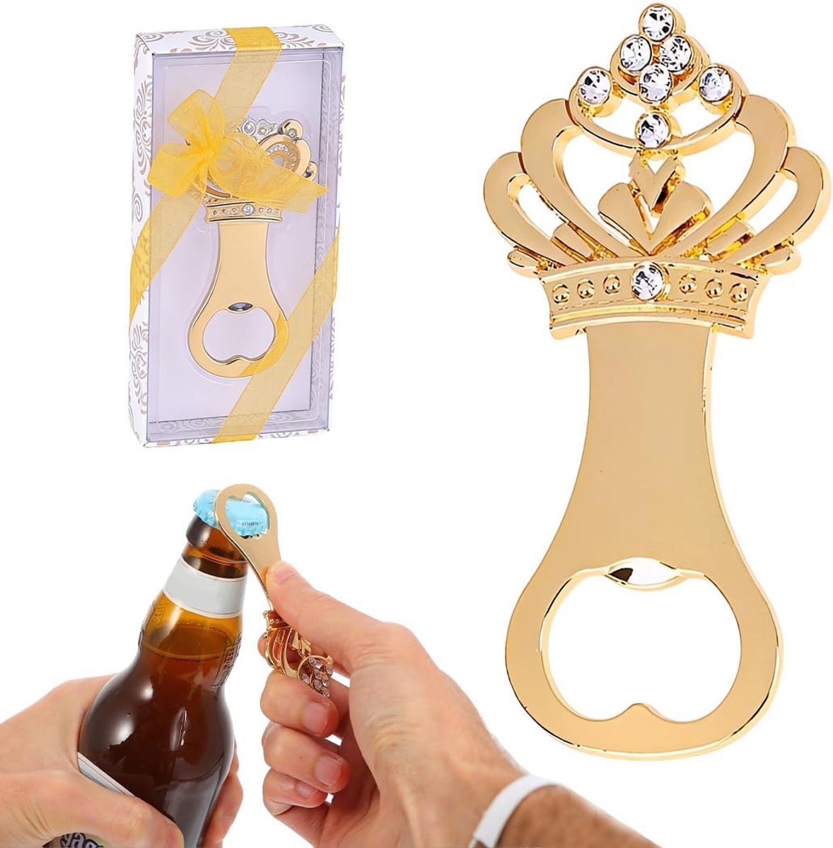Flat Bottle Opener, 1 Piece Beer Opener, Funny Bottle Opener, Beer Gifts for Men, for Home Party, Outdoor Barbecuing - ShopVlot