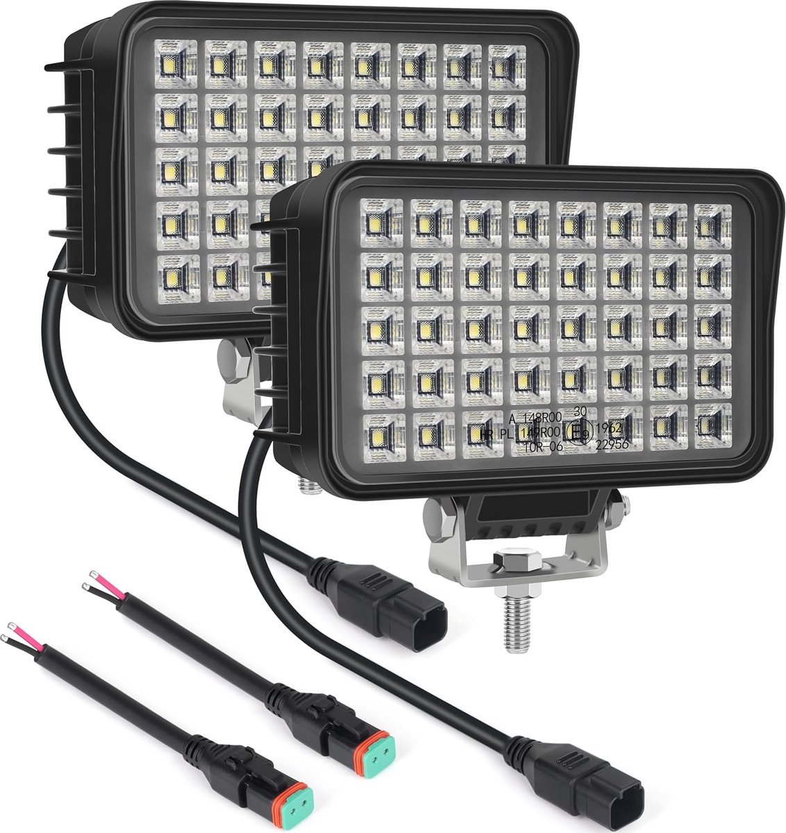 6 inch led-tractorkoplamp, extra led-schijnwerper, 80 W, 9600 lumen, schijnwerper, werklamp, bumperverlichting voor - ShopVlot
