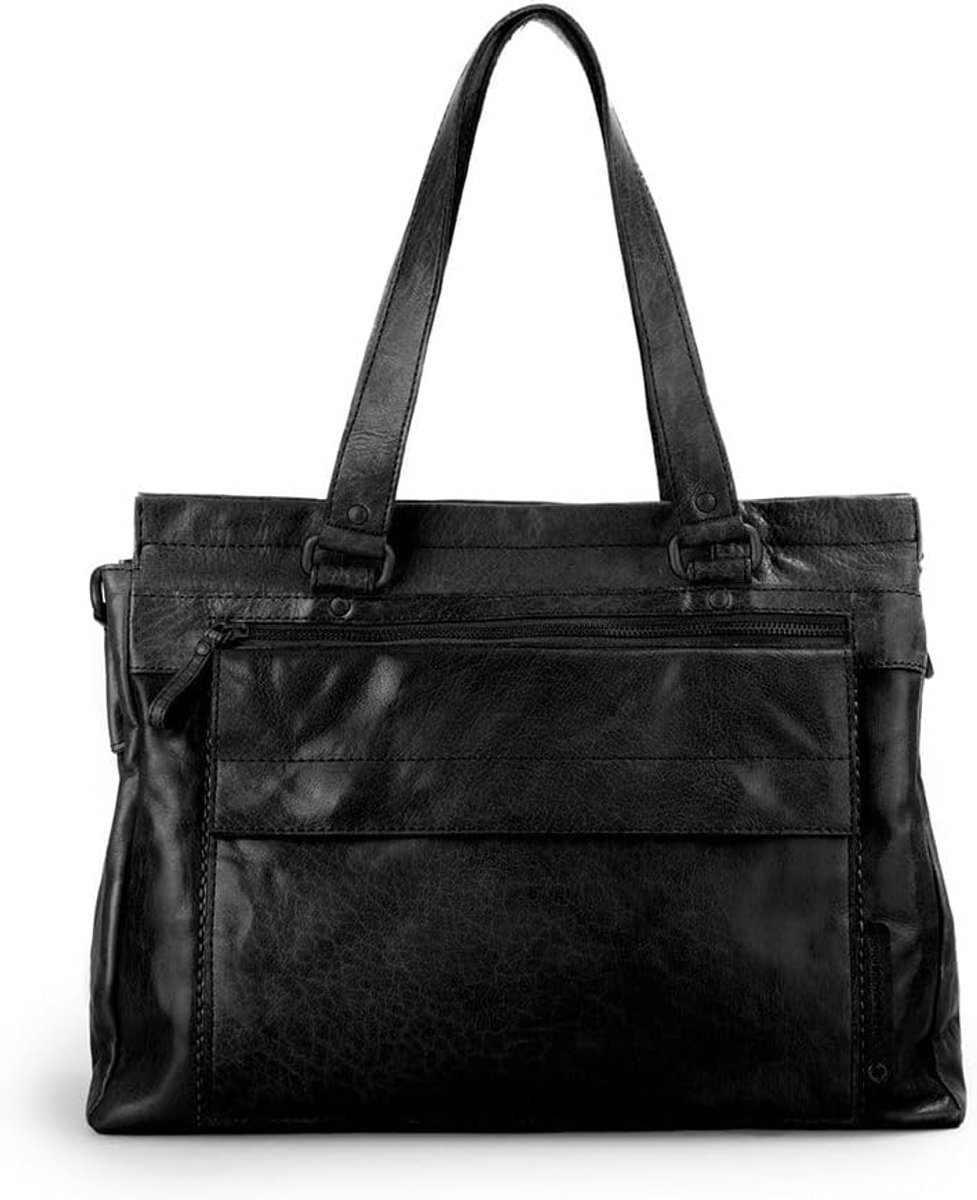 Spikes & Sparrow Yosemite Ladies Laptop Shoulder Bag, Black, Casual - ShopVlot