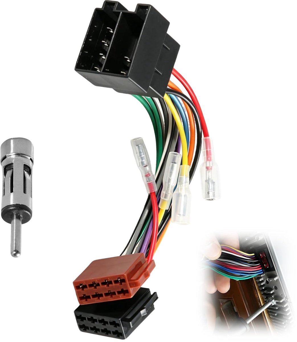 Adapter voor autoradio, 16-polig, kabelboomaansluiting - ShopVlot