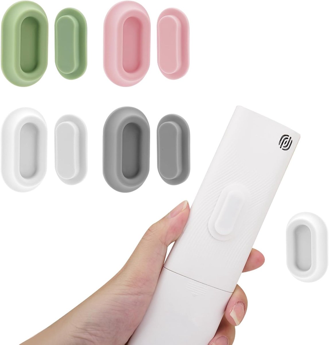Adorila Set of 4 Silicone Magnetic Remote Control Holder, Wall Mounted Remote Control Organizer, Self Adhesive Air - ShopVlot