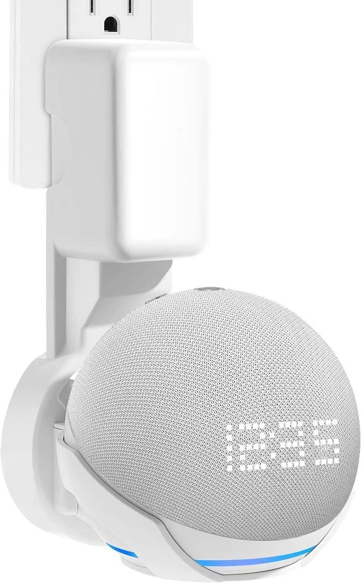 Compatible with Amazon Echo Pop Holder, Echo Pop Stand, Echo Pop Wall Mount with Integrated Cable Management, No - ShopVlot