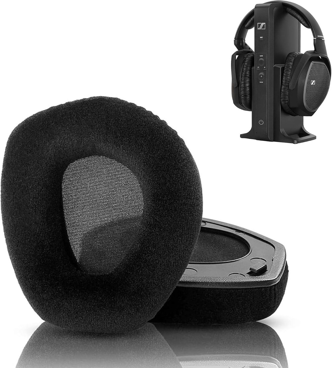 Oorkussens Compatibel met HDR175 HDR165 RS175 RS165 Hoofdtelefoons Oorkussens Vervangkussen (Zachte Stof/Hoogwaardige - ShopVlot