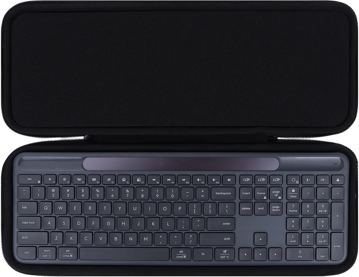 Lebakort Hard Case Compatible with Logitech Signature Slim Solar Plus K980 Keyboard - ShopVlot
