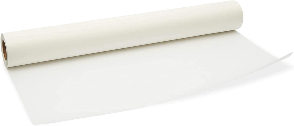 Tekentpapier rol 43 cm x 45 meter - wit - transparant - ideaal voor tekenen en schetsen - ShopVlot