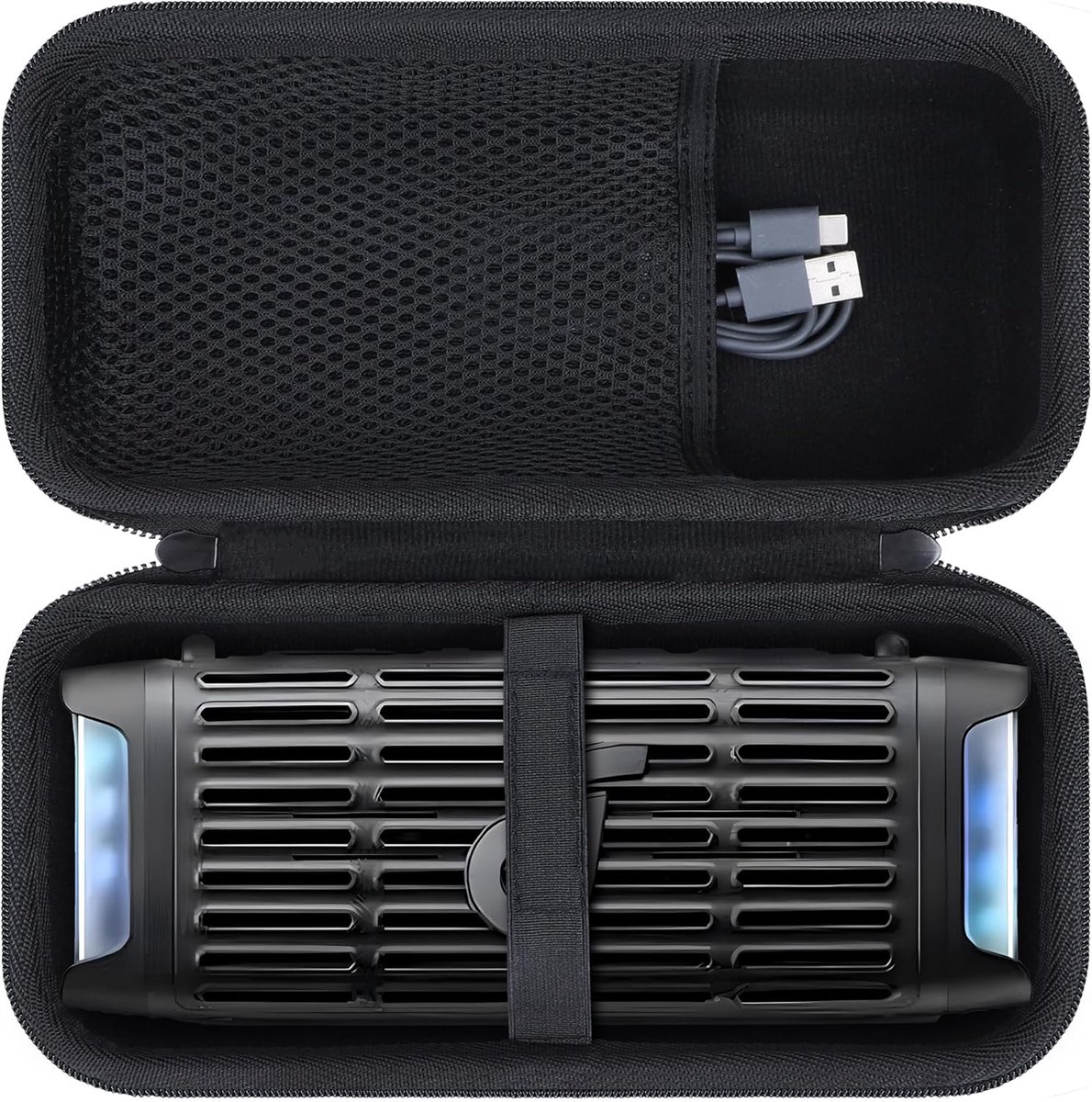 Lebakort Hard Case Compatible with Soundcore Boom 3i Rugged Outdoor Speaker (Black) - ShopVlot
