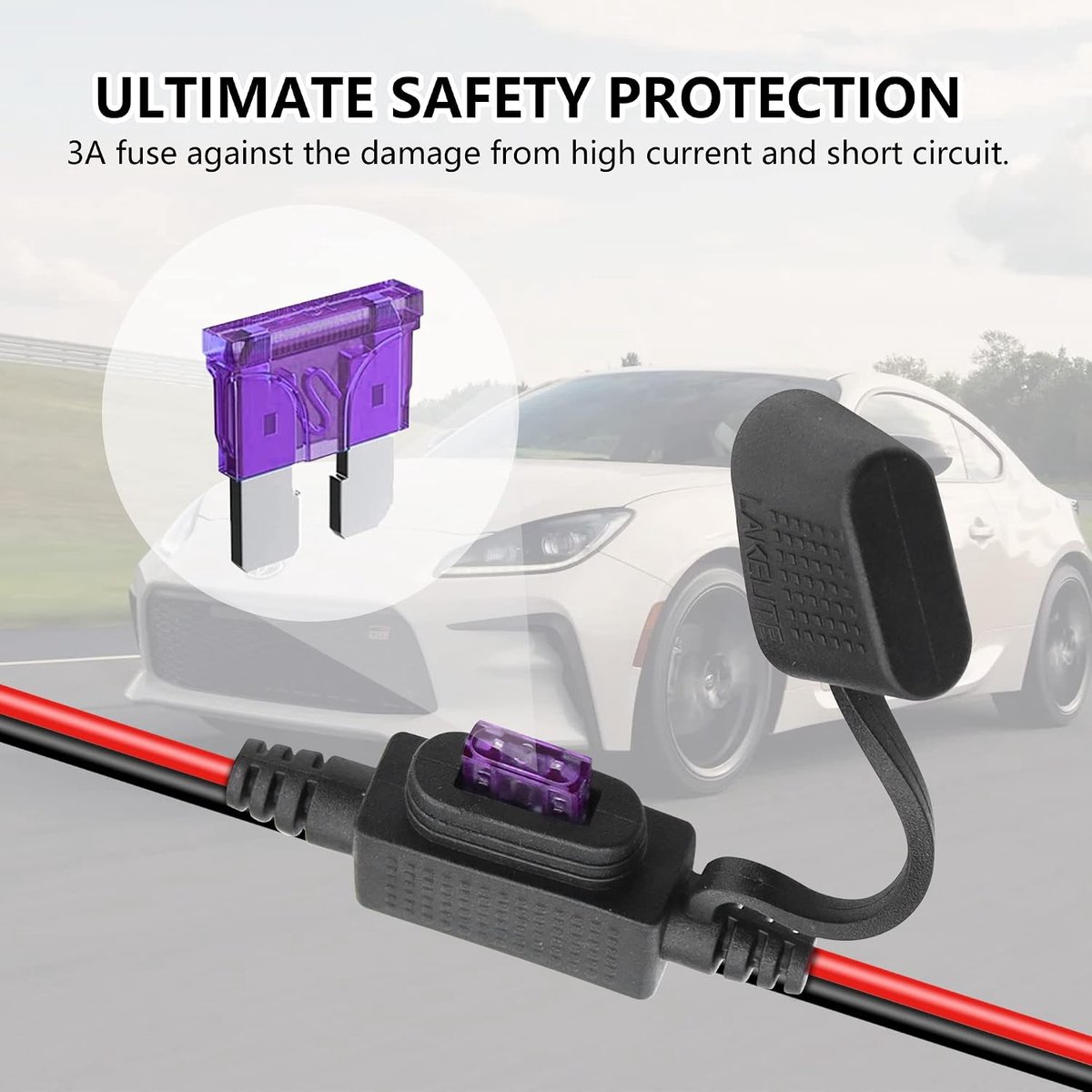 SAE batterijconnector 18AWG 2 pin - O-Ring terminal - snelle ontkoppeling - ideaal voor onderhoudsaccu's - ShopVlot