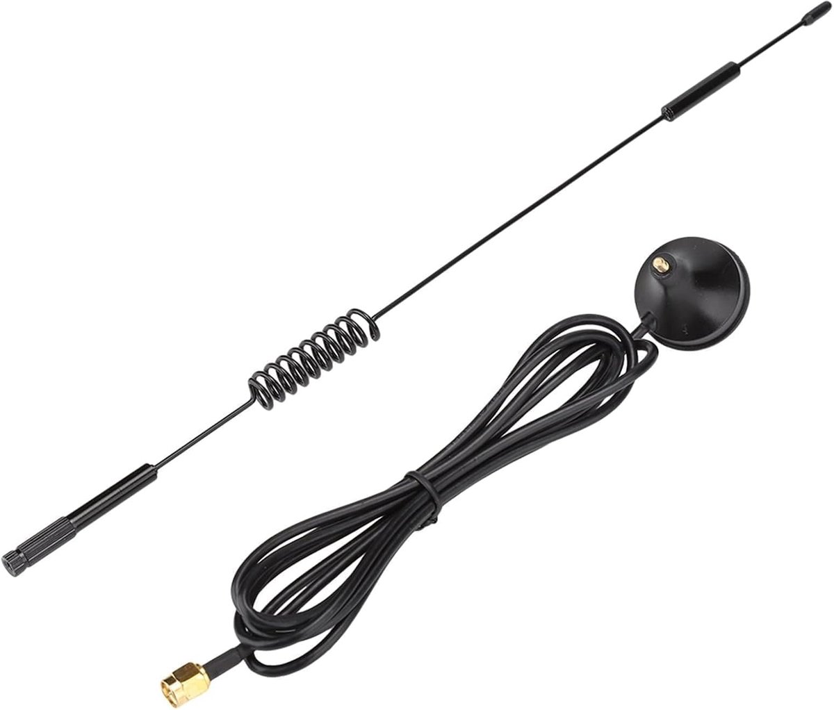 433MHz Antenne 10dBi - Magnetische Suction Antenne - 31cm Hoogte - Sterke Signaalstabiliteit - ShopVlot