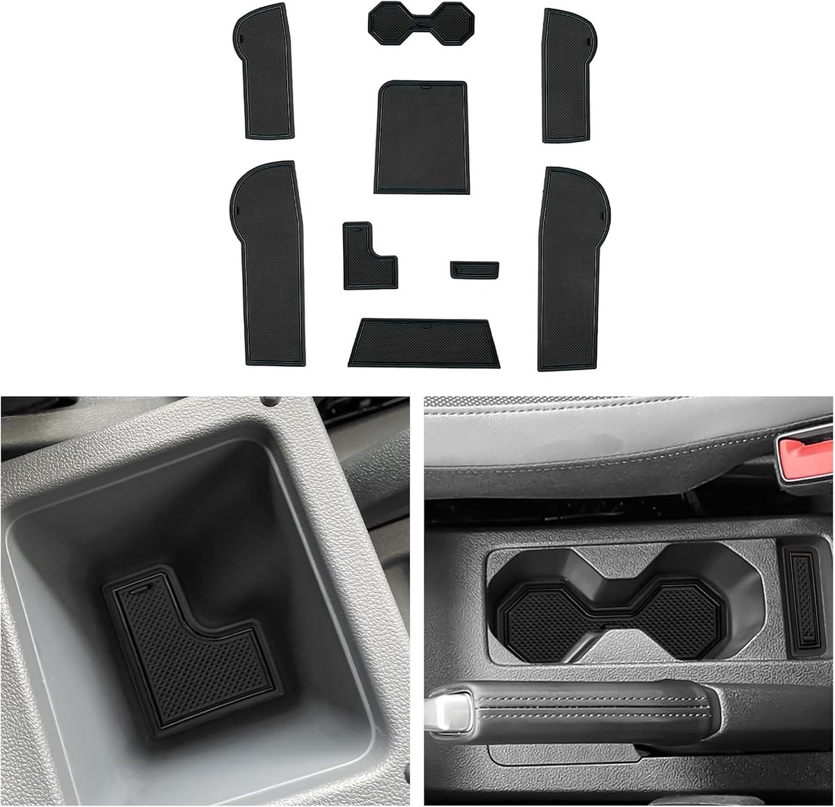 Rubbermatten voor VW T-Cross 2018-2025 - Antislip matten - Bescherming voor interieur - Perfecte pasvorm - ShopVlot