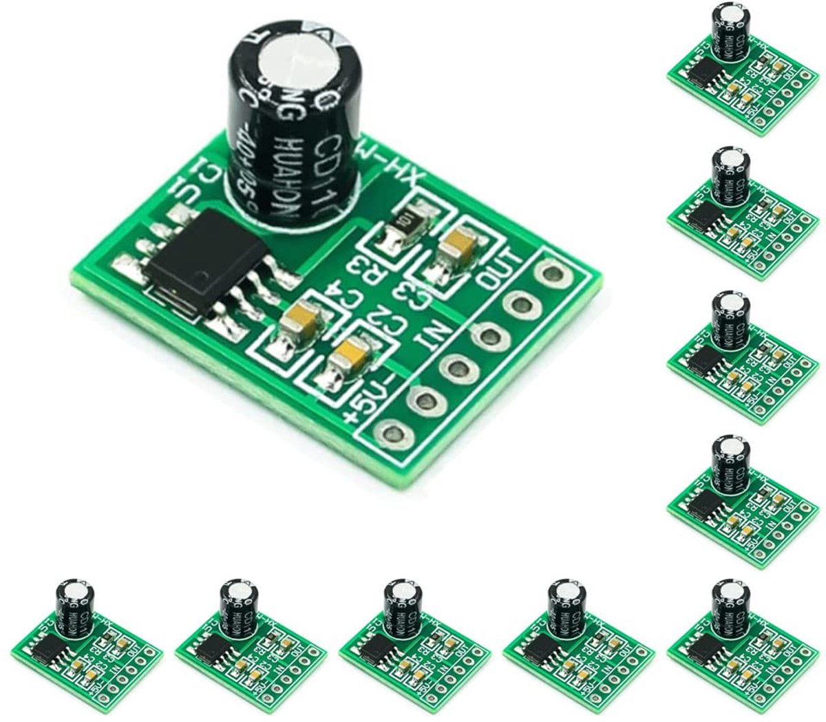Mono audio stereo versterker 5W - XPT8871 chip - kortsluit- en oververhittingsbescherming - stabiele geluidsweergave - ShopVlot